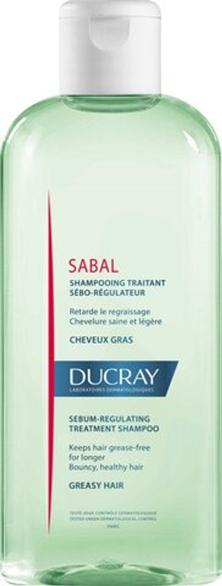 Ducray Sabal - шампунь для жирных волос /   200  ml  / GTIN 3282770109290