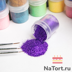 Блестки декоративные «Фиолетовый» 10 гр
