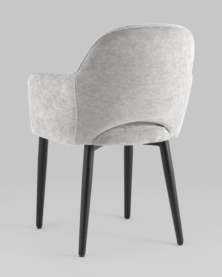 Стул Венера шенилл светло-серый