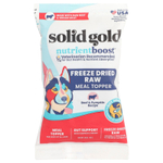 Solid Gold, Freeze Dried Raw Meal Topper, для собак, для всех возрастов, по рецепту из говядины и тыквы, 42 г (1,5 унции)