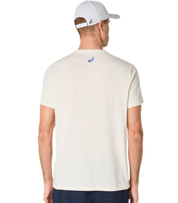 Теннисная футболка Asics Court Core Graphic - cream