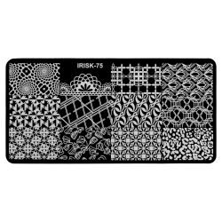 Трафарет для стемпинга металлический 75