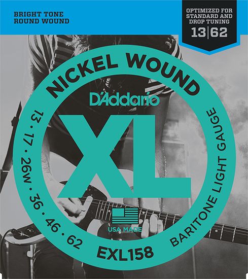 Струны для электрогитары D'ADDARIO EXL158