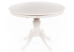 Стол раскладной Toskana 106(141)х106х75 молочно-белый