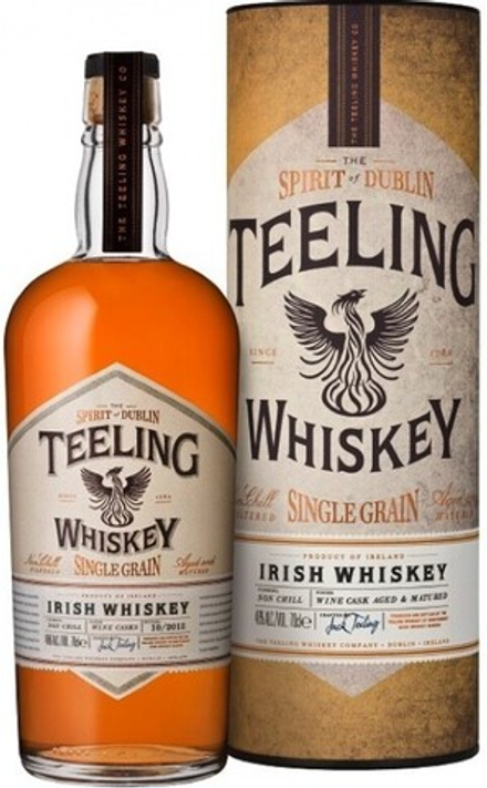 Виски Teeling Irish Whiskey Single Grain Gift Tube, 0.7 л