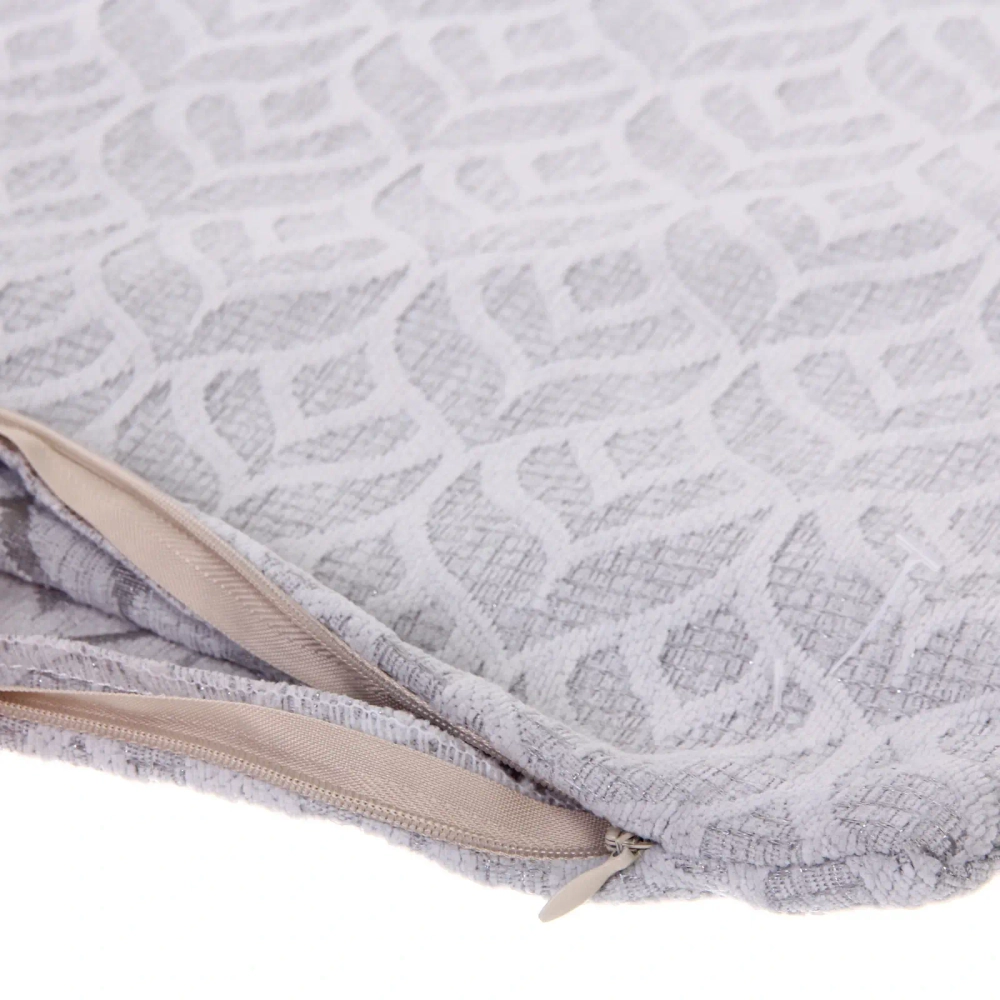 Чехол для декоративной подушки «FLORAL», 43*43 см, цвет серый