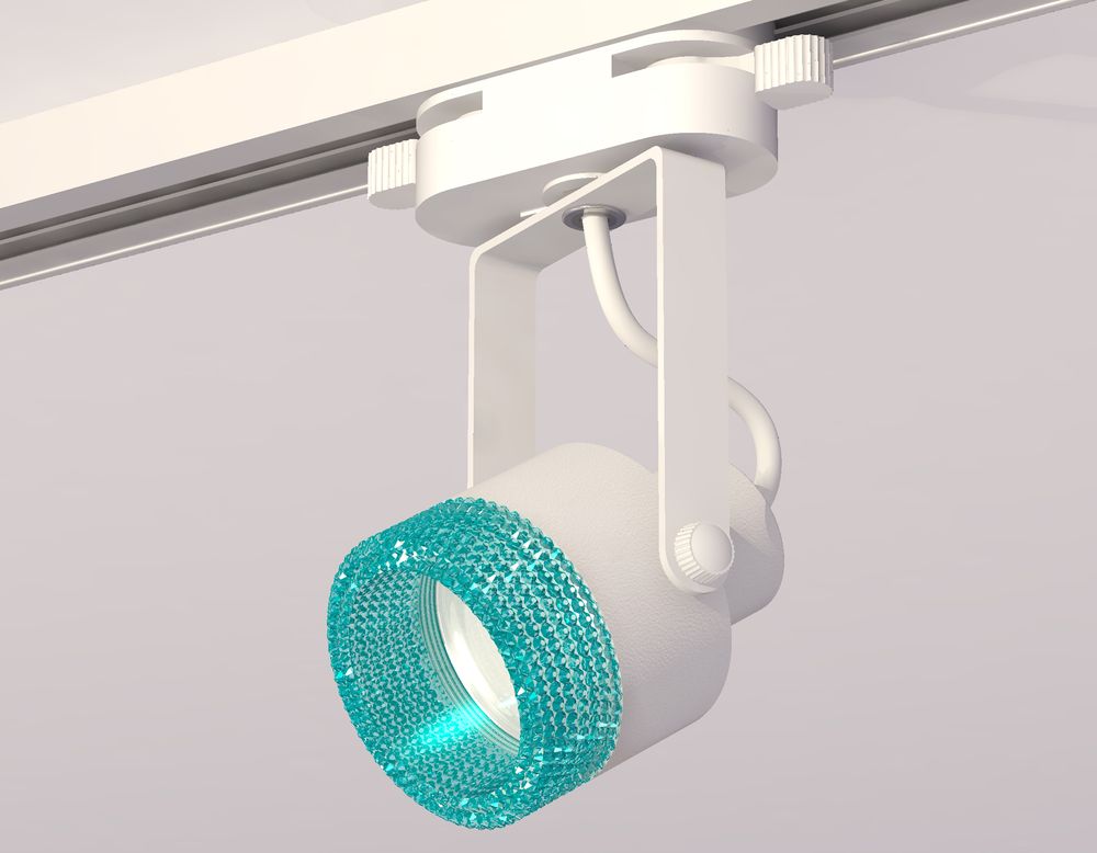 Ambrella Комплект трекового однофазного светильника с композитным хрусталем MR16 Трековые XT6601063