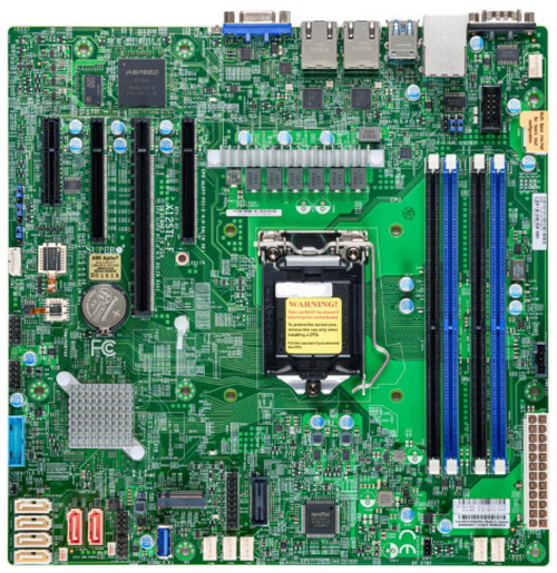 Материнская плата mATX Supermicro MBD-X12STL-F-B