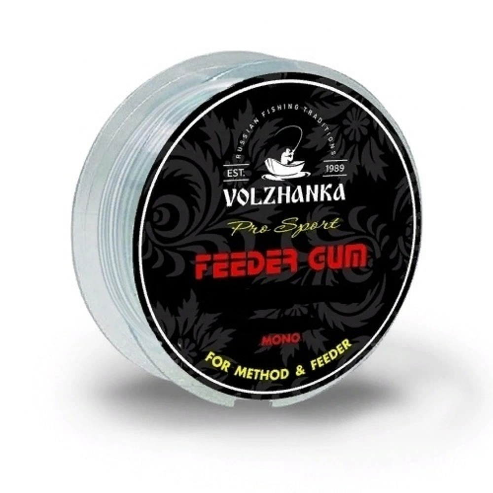 Фидерная резина Волжанка Feeder Gum 0,6мм 5 м прозрачная