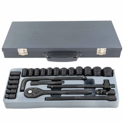 Набор инструментов 24пр. 1/2''(6гр.)(8-32мм) ILOforce IF-4245B-5MPB