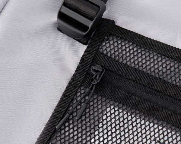 Сумка Тоут из нейлона серая - фото 5