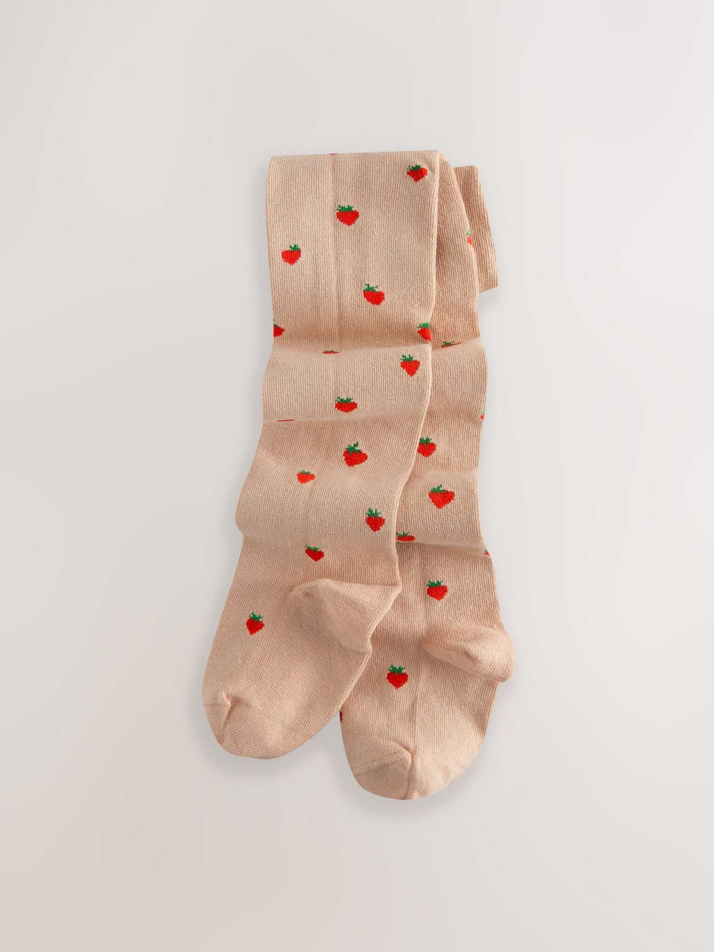 Колготки хлопковые для девочки Next E89-768, 2 шт., Бежевый, Синий