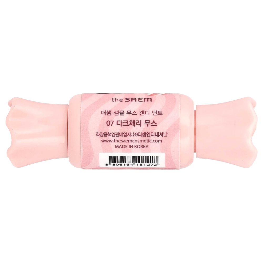 The Saem, Saemmul, Mousse Candy Tint, 07 темная вишня, 8 г