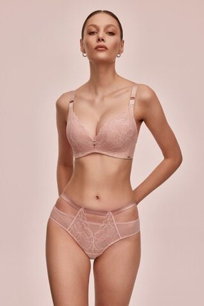 Трусики-стринги Glow (Размер: 36) (Цвет: пудровый)