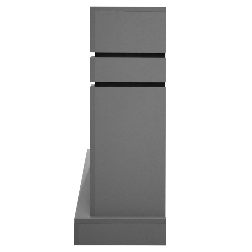 Каминокомплект: Очаг Electrolux EFP/P-4220LS, портал Lindos 42/40/36, светло-серый, р/в НС-1721265