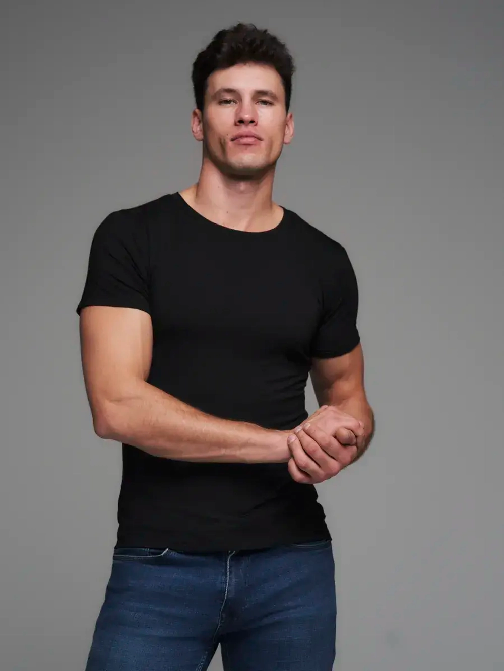 Футболка спортивная однотонная