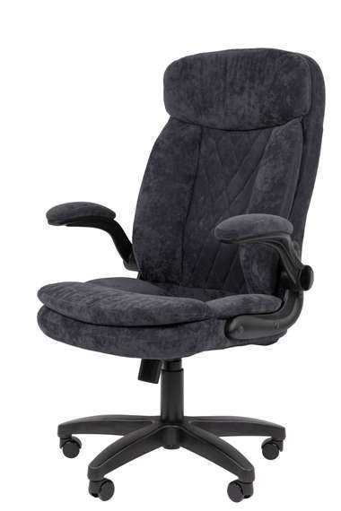 Кресло Chairman Home 533 Россия ткань S темно-серый