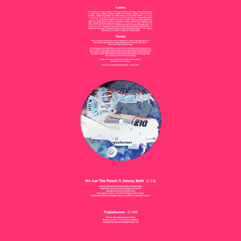 Gorillaz / Humanz (Deluxe Edition)(Coloured Vinyl)(14x12"Vinyl Single)