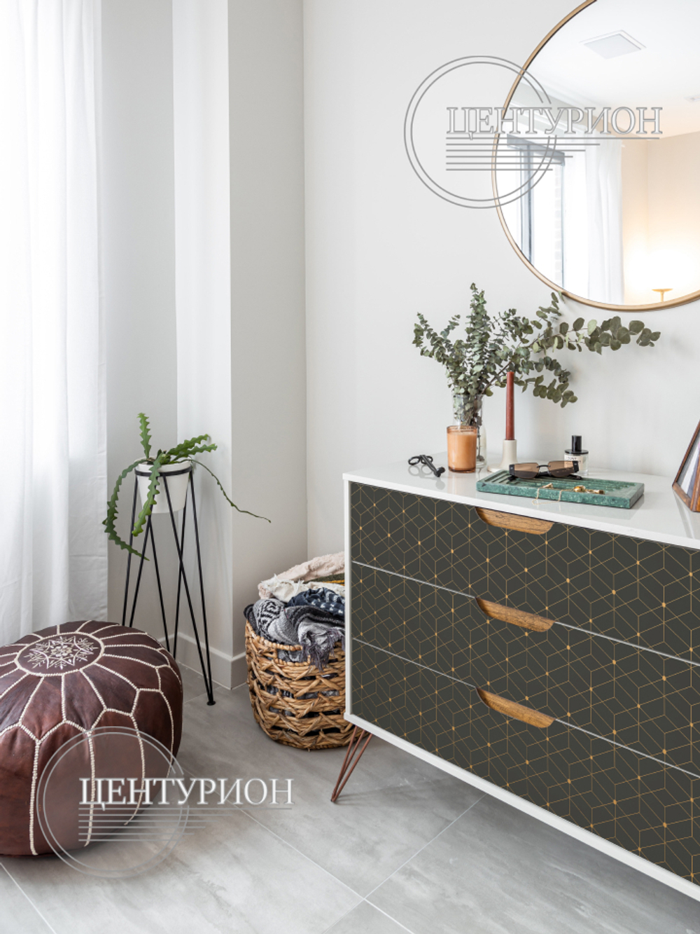 Пленка самоклеящаяся Призма золото 5820 450x7000 мм