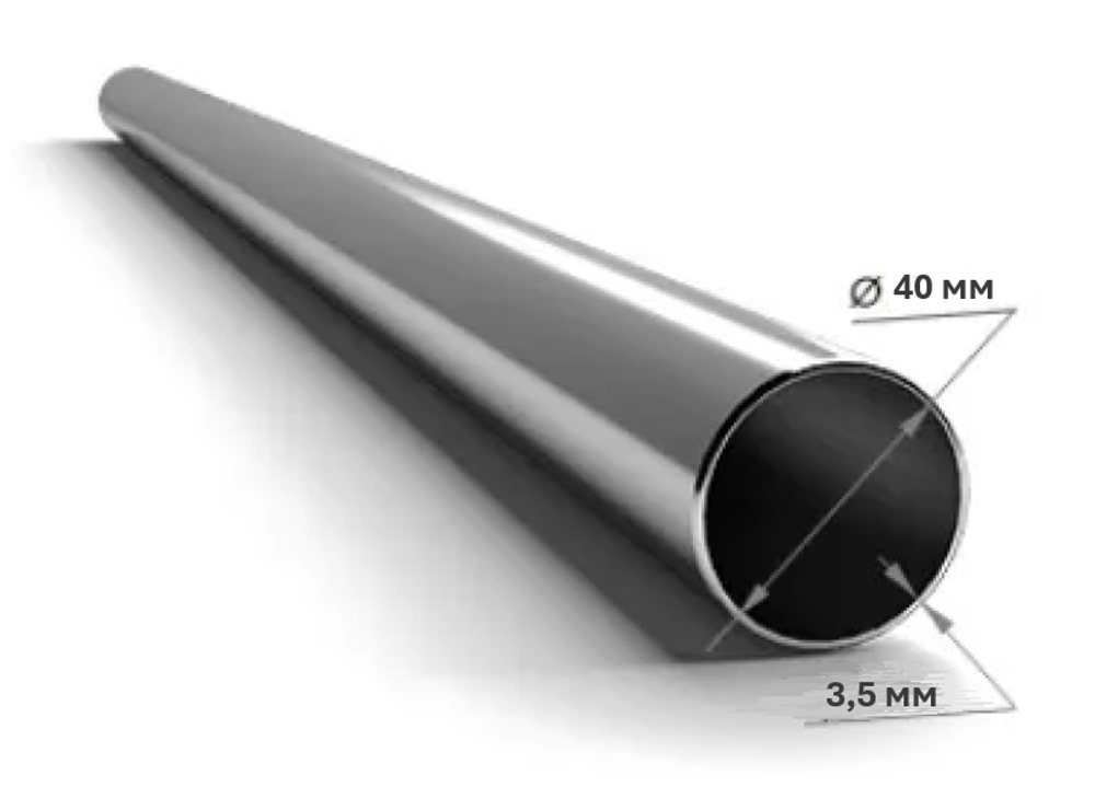 трубы сварные вод/газ 40x3.5 дл 6000