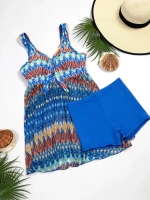 купальник танкини больших размеров с шортами раздельный