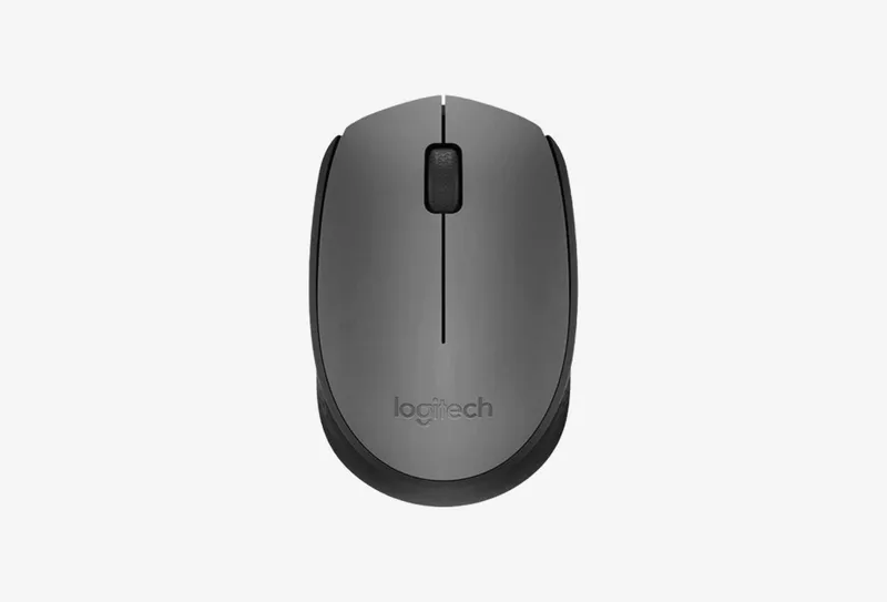 Мышь радиоканал Logitech Logitech M170 серый