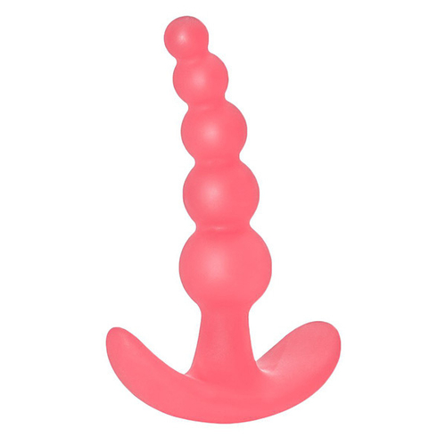 Розовая анальная пробка 11,5см Lola Games First Time Bubbles Anal Plug 5001-01lola