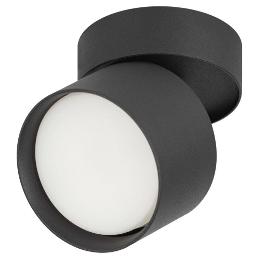 Светильник настенно-потолочный спот ЭРА OL12 GX53 SBK под лампу GX53 черный | Накладные светильники