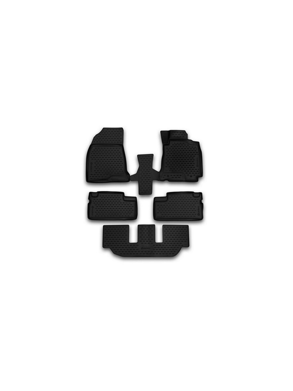 Коврики в салон для TOYOTA Wish, 2003-2009, передний привод, правый руль, 5 шт. (полиуретан) CARTYT00005