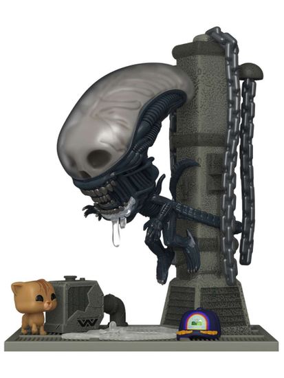 Фигурка Funko POP! Deluxe Alien Xenomorph with Jonesy (Exc) (1936) 88655 / Фигурка Фанко ПОП! по мотивам фильма "Чужой", Ксеноморф