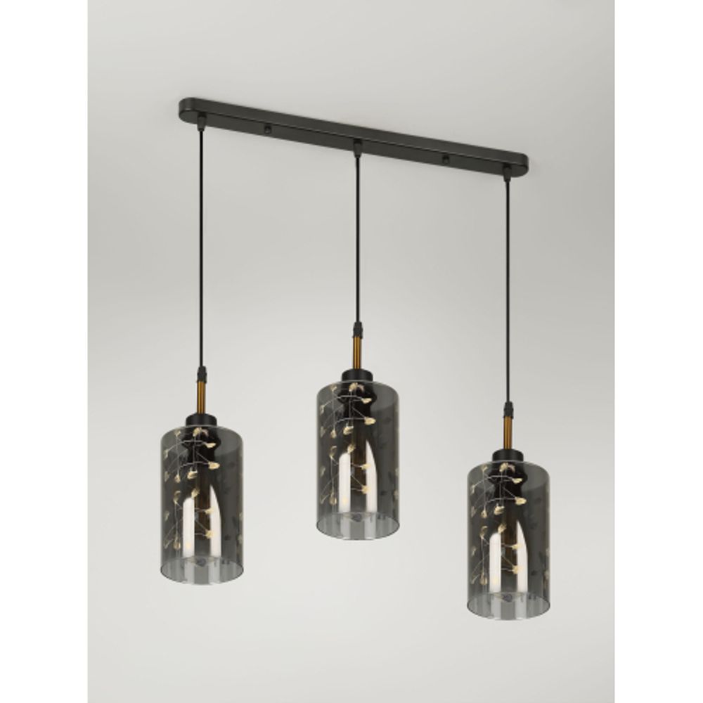 Светильник подвесной (подвес) Rivoli Eileen 9154-203 3хЕ27 60 Вт модерн | Rivoli