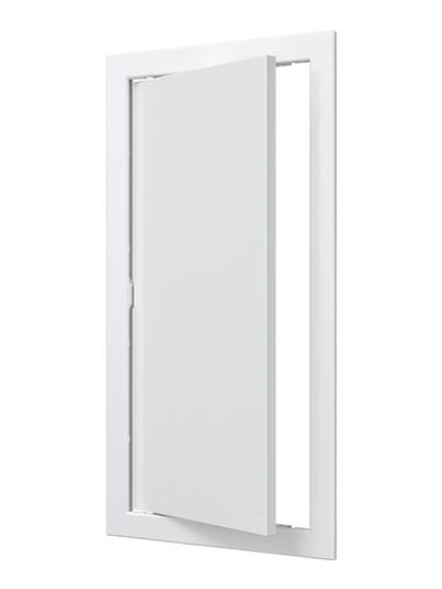 Люк ревизионный Л фланец 196х396 нажимной 218х418 пластик EVECS