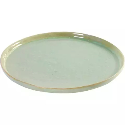 Тарелка «Пьюр» керамика D=215,H=15мм зелен