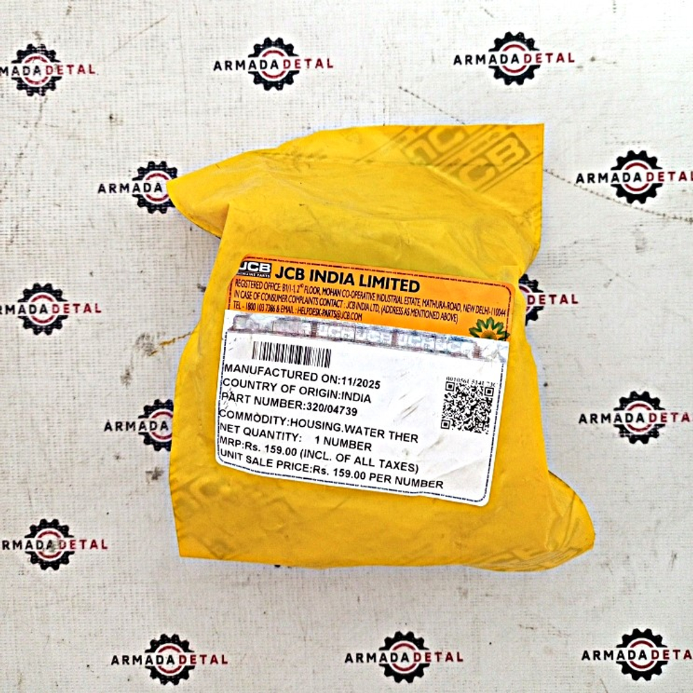 Корпус крышка термостата (Dieselmax) | 320/04540, 320/04890, 320/04739 | JCB