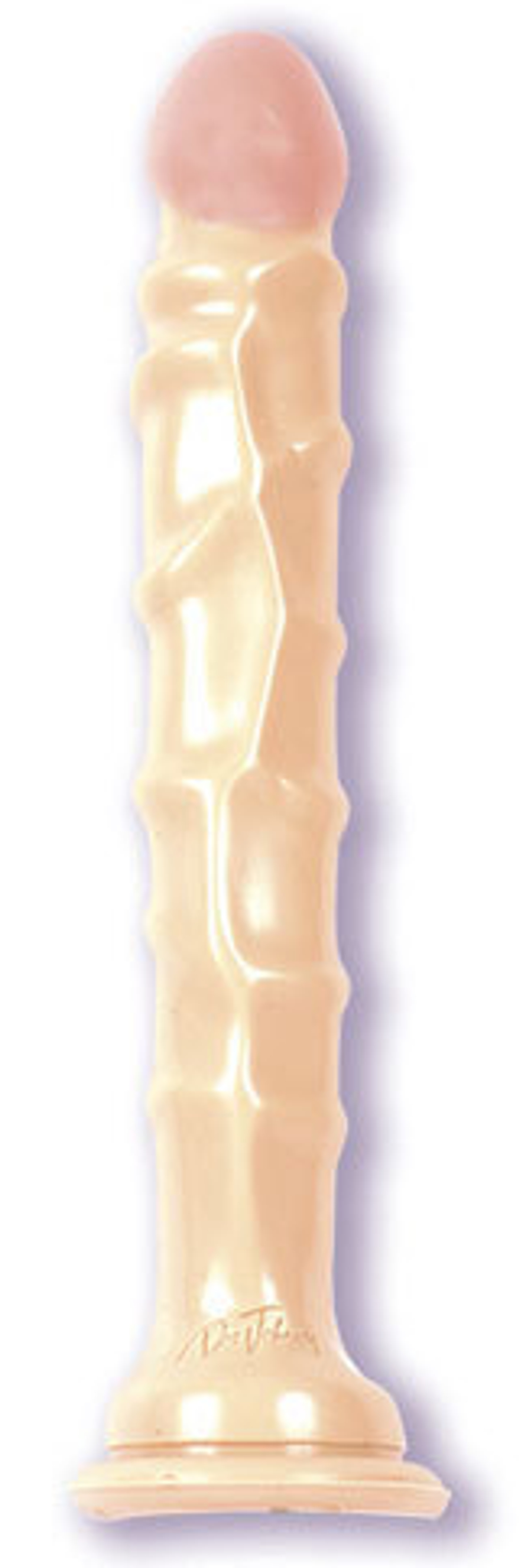 Анальный фаллоимитатор с ребристой поверхностью