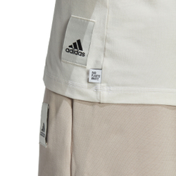 Мужское теннисное поло adidas Lounge Long-Sleeve Top Long Sleeve Men - White