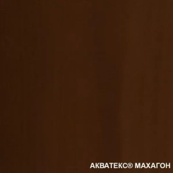 АКВАТЕКС 2 в 1 защитно-декоративное покрытие для дерева, алкидное, полуматовое, лессирующее, махагон (0.8 л)