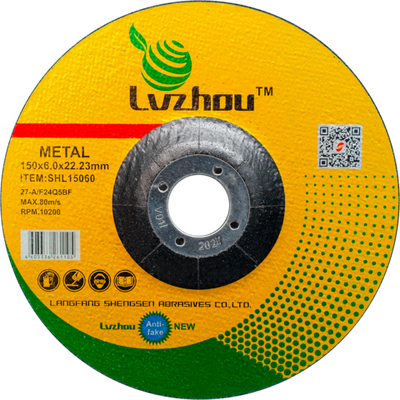 Круг зачистной по металлу LVZHOU 150х6х22,23mm, SHL15060