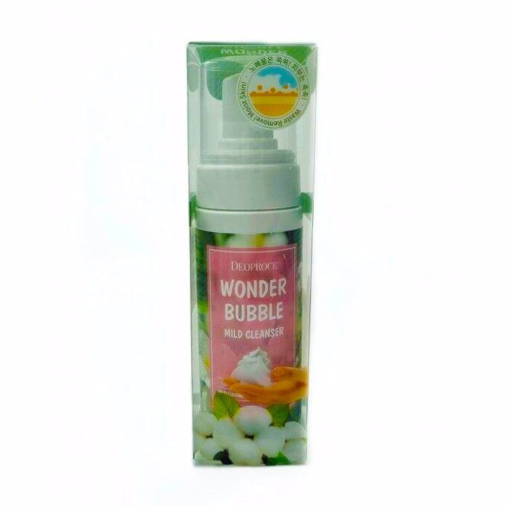 DEOPROCE WONDER BUBBLE MILD CLEANSER Пенка для умывания и снятия макияжа 150ml