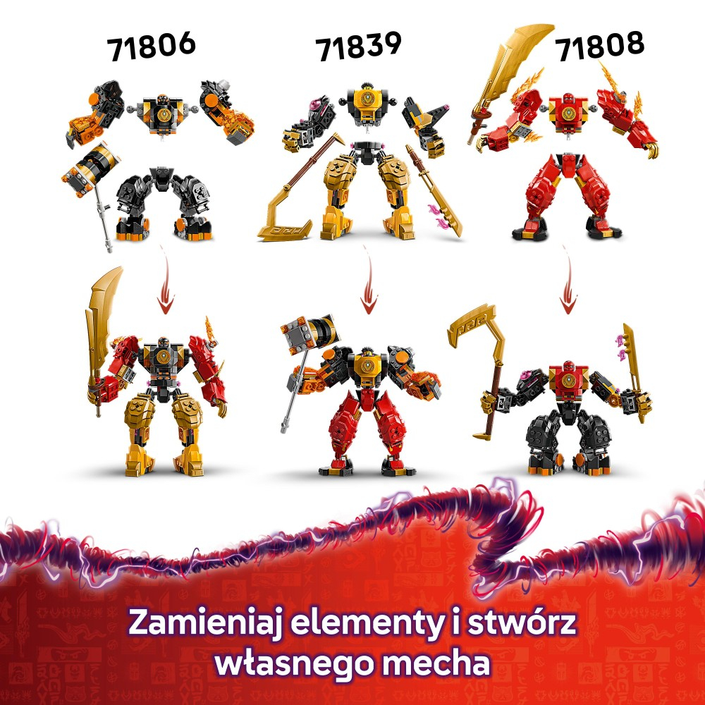 Конструктор LEGO Ninjago 71839 Боевой мех спинджитцу Арина — фото 7