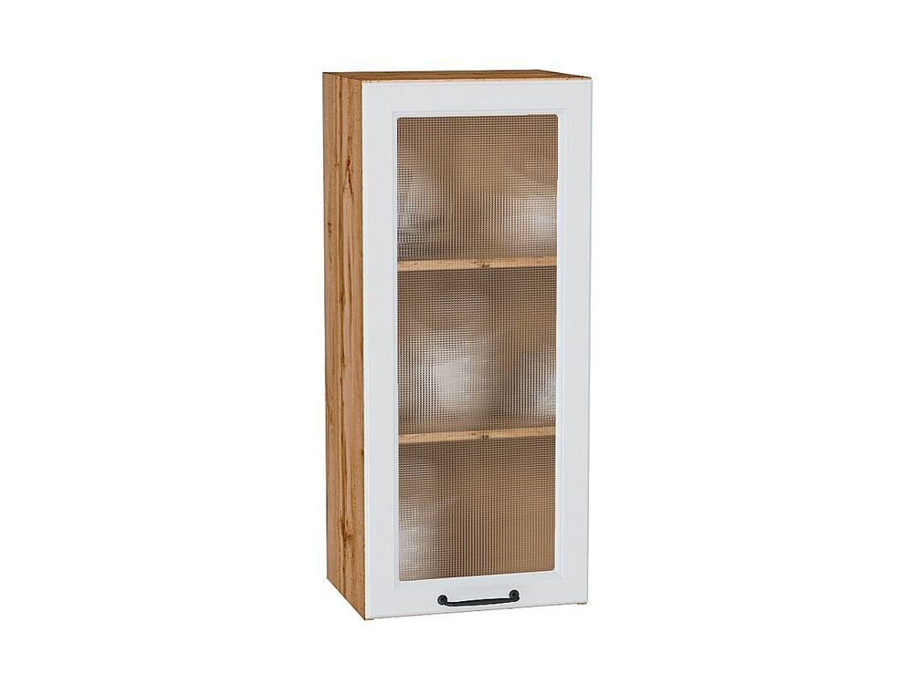 Шкаф верхний с 1-ой остекленной дверцей Ницца