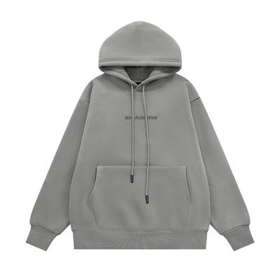 Худи Shadow Base Center Logo серый