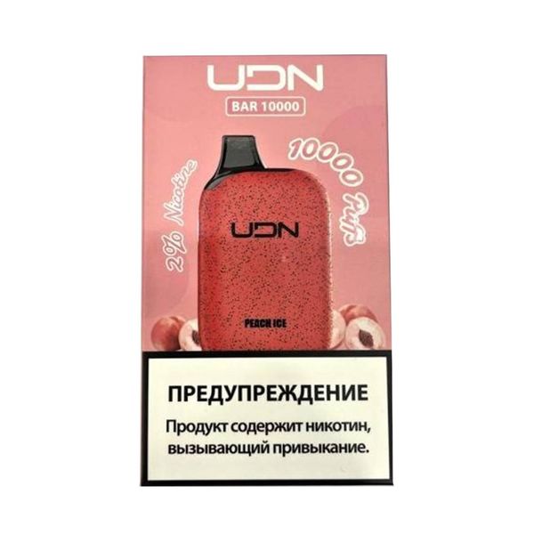 Купить Одноразовый Pod UDN BAR - Peach Ice (10000 затяжек)