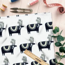 Ткань барби сказочные буйволы