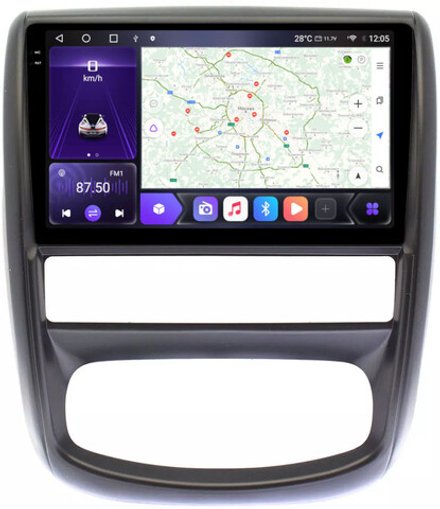 Магнитола для Renault Duster 2010-2015, Nissan Terrano 2014+ - Carmedia OL-9995 QLed+2K, Android 12, ТОП процессор, CarPlay, SIM-слот