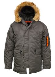 Куртка Аляска N-3B Nord Storm Husky II Apolloget 2019 (т.серый - r.grey/orange)