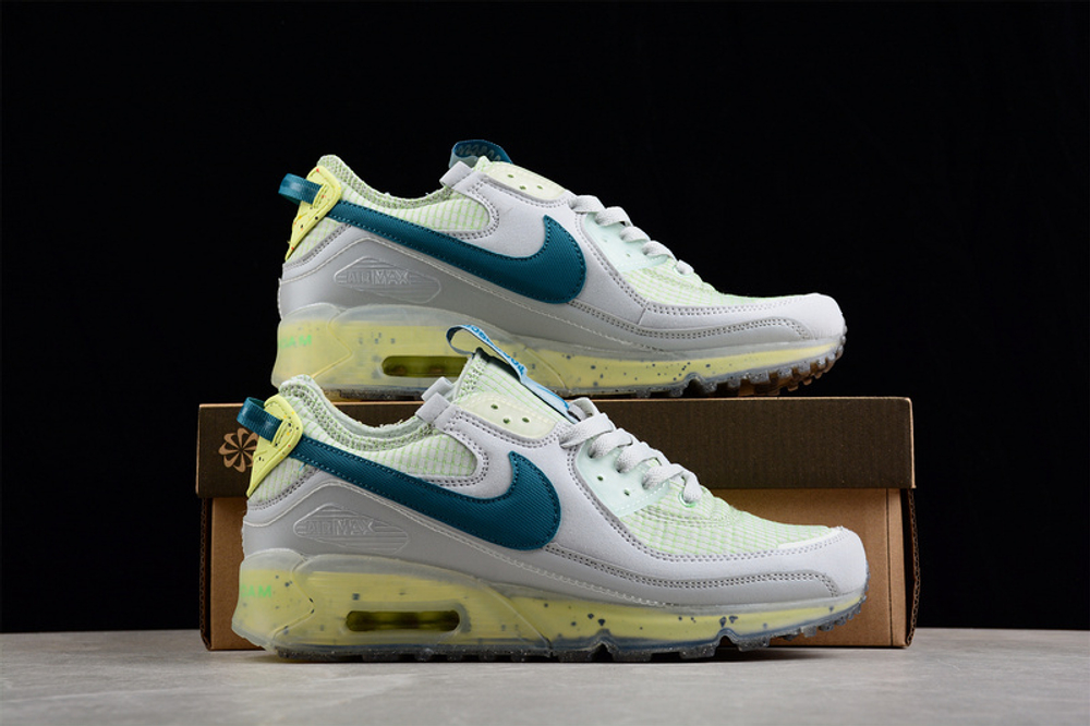 Nike Air Max 90 Terrascape Grey Haze Dark Teal Green Seafoam