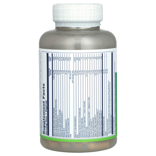 Solaray, высокоэнергетические мультивитамины для приёма один раз в день, без железа, 120 растительных капсул