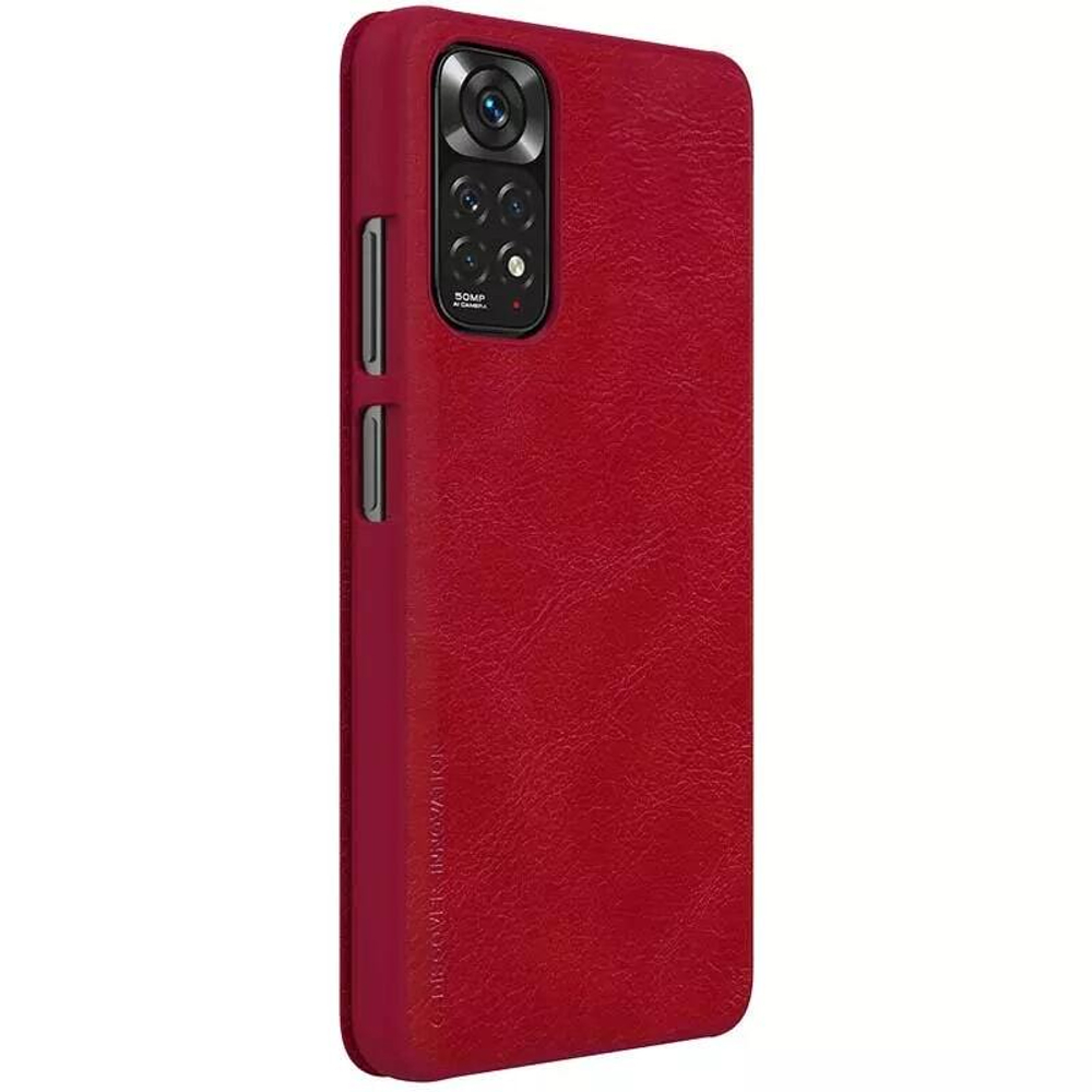 Кожаный чехол-книжка Nillkin Leather Qin для Xiaomi Redmi Note 11 / 11S