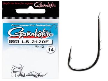 Крючки Gamakatsu LS-2120F NEW LABEL HOOKS BLACK разм. 14 13шт.